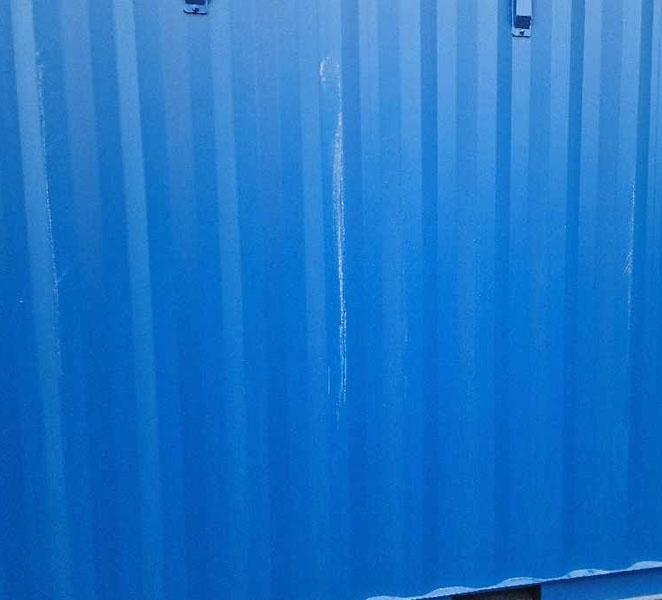 One-Way Shipping Damage Beispiel – Containeroberfläche Schaden